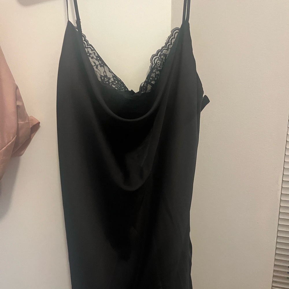 Forever 21 Black Lace Detail Chemise